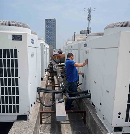 云县中央空调制热和不制冷系统维修方法